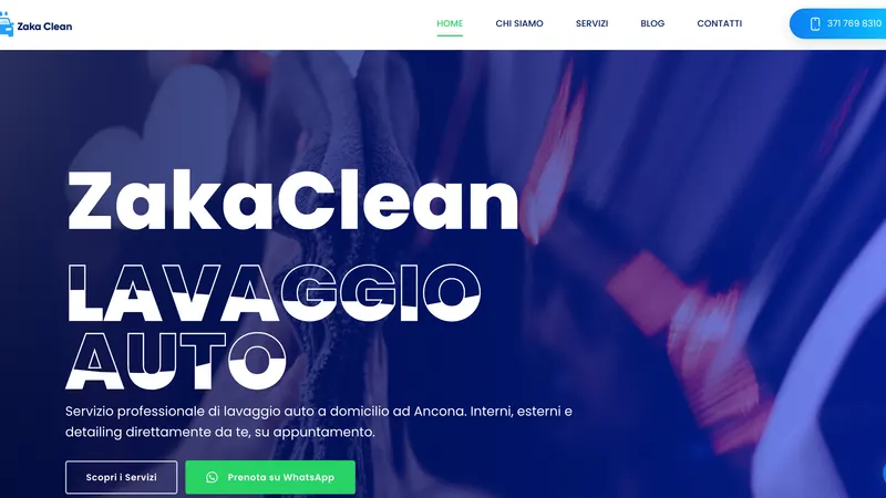 Captură istorică a website-ului ZakaClean